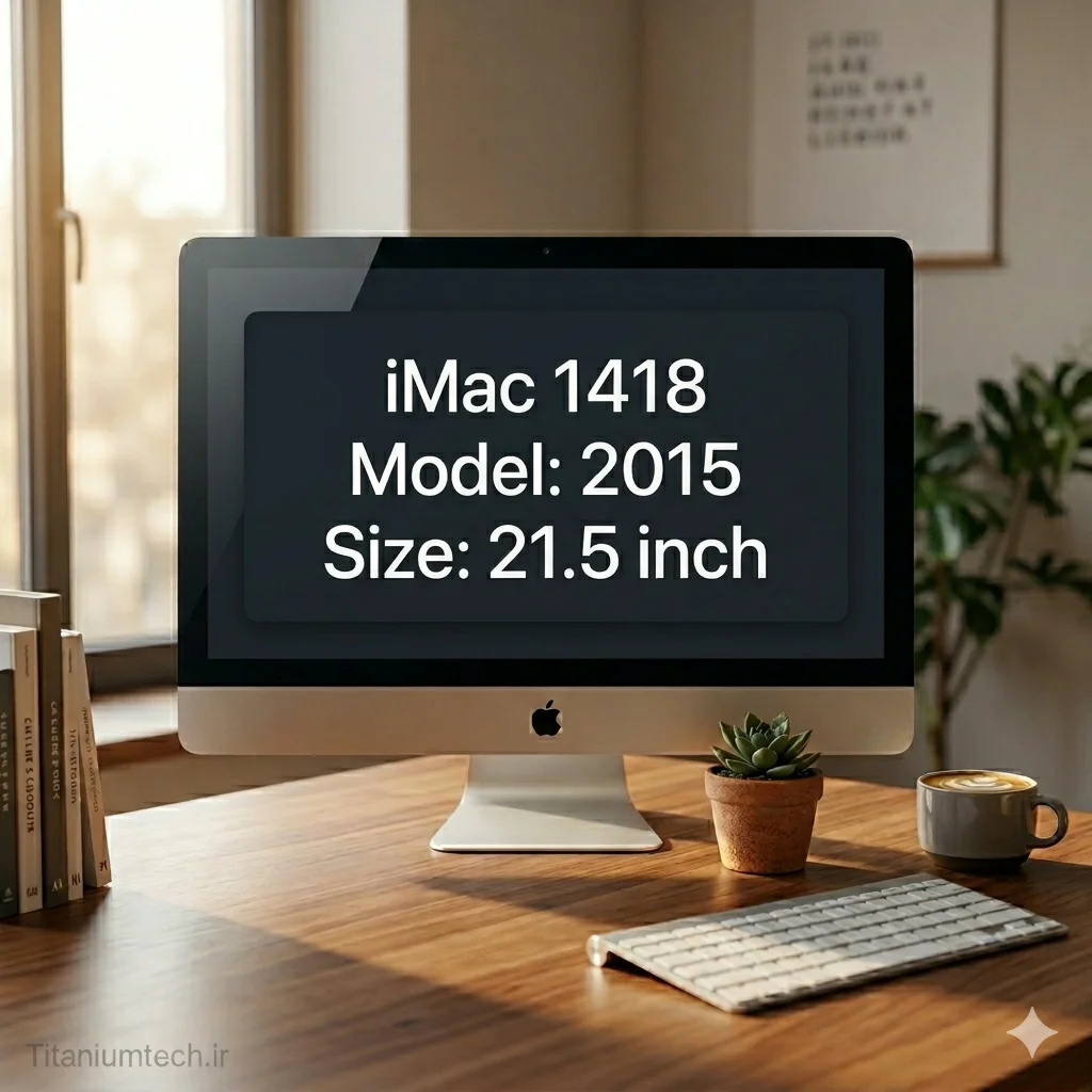 آی مک A1418 مدل Late 2015 - فروشگاه تیتانیوم کامپیوتر خرید آیمک استوک A1418 مدل 2015 اپل 21.5 اینچ - تیتانیوم کامپیوتر