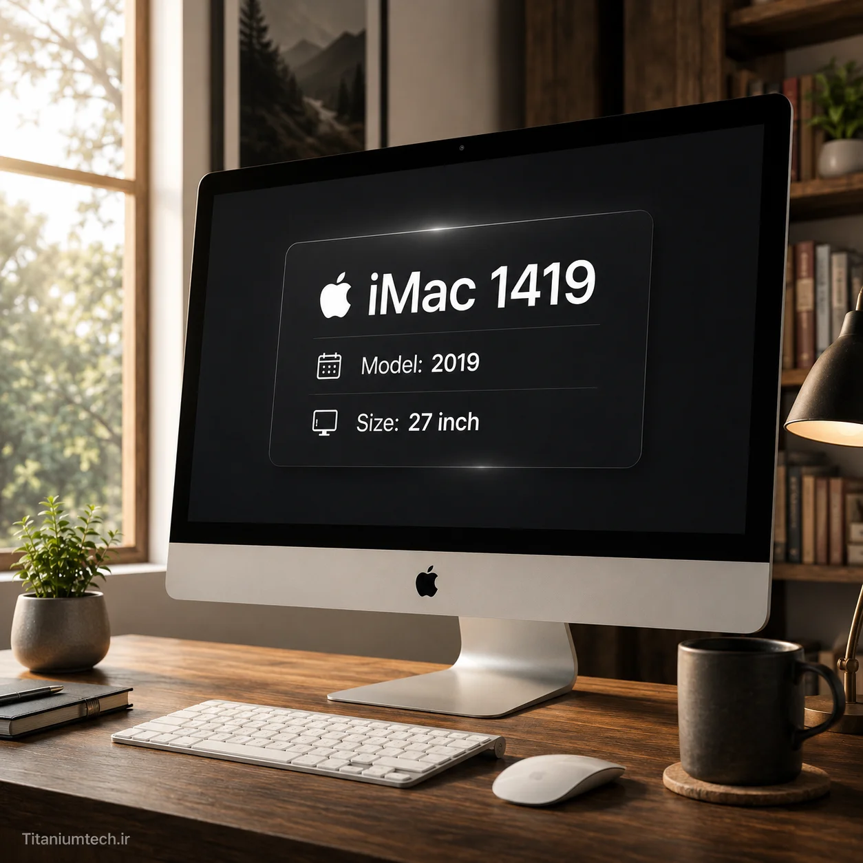 خرید آی مک 27 اینچ مدل 2019 استوک اپل A1419 - Core i5 i7 i9 - AMD Radeon Pro - تیتانیوم کامپیوتر